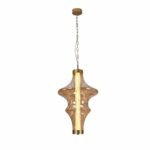 ΚΡΕΜΑΣΤΟ ΦΩΤΙΣΤΙΚΟ ACA HM25150SM ΜΑΥΡΟ ΦΙΜΕ LED 18W 3000K IP20 D30XH120CM