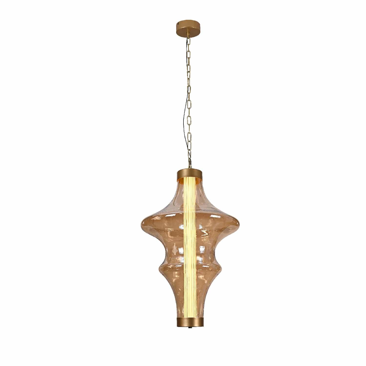HM25150SM ΚΡΕΜΑΣΤΟ ΦΩΤΙΣΤΙΚΟ ACA HM25150SM ΜΑΥΡΟ ΦΙΜΕ LED 18W 3000K IP20 D30XH120CM - Image 1