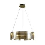 ΚΡΕΜΑΣΤΟ ΦΩΤΙΣΤΙΚΟ ACA HM26048AM ΧΡΥΣΟ ΣΑΜΠΑΝΙ LED 27W 3000K IP20 D60XH120CM - Image 3
