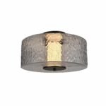 ΦΩΤΙΣΤΙΚΟ ΟΡΟΦΗΣ ACA HMX24153A ΜΑΥΡΟ ΔΙΑΦΑΝΕΣ LED 12W 3000K IP20 D36XH18CM - Image 3