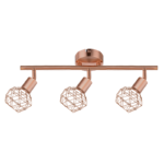Aca Lighting Aladdin Σποτ 3xE14 Χάλκινο Πλέγμα 46x12,5x19,5cm - Image 3