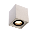 Aca Lighting Monte Φωτιστικό Οροφής 1xGU10 Λευκό Τσιμέντο 8,5x8,5xH10cm - Image 3