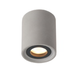 Aca Lighting Monte Φωτιστικό Οροφής 1xGU10 Γκρι Τσιμέντο D8,5xH10cm