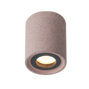 Aca Lighting Monte Φωτιστικό Οροφής 1xGU10 Κόκκινο Τσιμέντο D8,5xH10cm