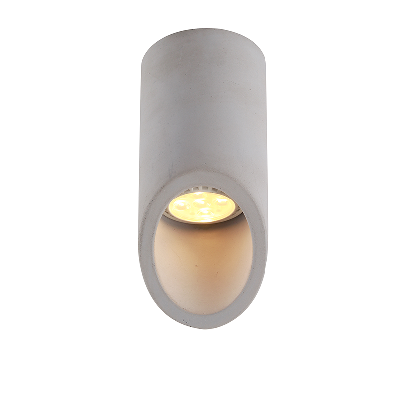 MK151S16G Aca Lighting FALTSO Φωτιστικό Οροφής 1xGU10 Φυσικό Τσιμέντο D7xH16cm - Image 1