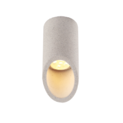 Aca Lighting FALTSO Φωτιστικό Οροφής 1xGU10 Λευκό Τσιμέντο D7xH16cm