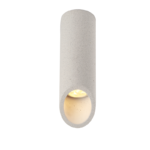 Aca Lighting FALTSO Φωτιστικό Οροφής 1xGU10 Λευκό Τσιμέντο D7xH24cm