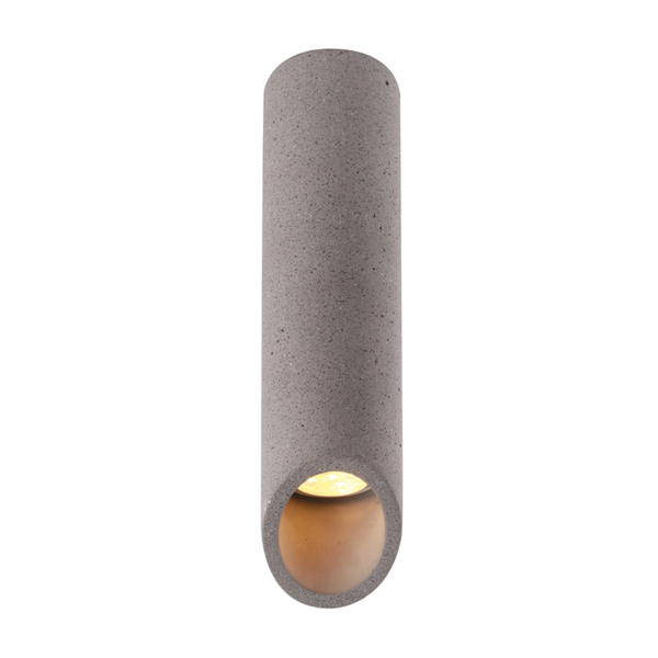 Aca Lighting FALTSO Φωτιστικό Οροφής 1xGU10 Μαύρο Τσιμέντο D7xH32cm - Image 3