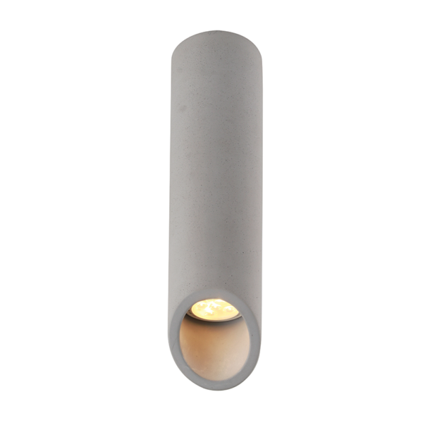 Aca Lighting FALTSO Φωτιστικό Οροφής 1xGU10 Φυσικό Τσιμέντο D7xH32cm - Image 3