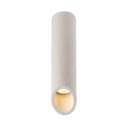 Aca Lighting FALTSO Φωτιστικό Οροφής 1xGU10 Λευκό Τσιμέντο D7xH32cm