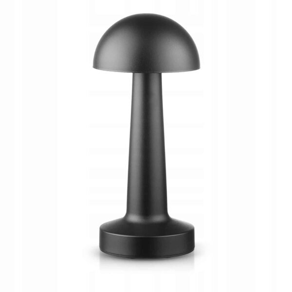 Mushroom LED Επιτραπέζιο Φωτιστικό Μπαταρίας Μαύρο - Image 6