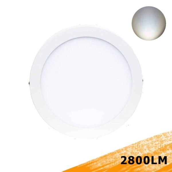 20W LED Πάνελ Osram Chip 2800Lm 85V-265V Ψυχρό Λευκό (101381NW) - Image 6