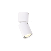 Aca Lighting ELITIS Επιτοίχιο Φωτιστικό 1xGU10 Λευκό Αλουμίνιο D5,5xH13cm