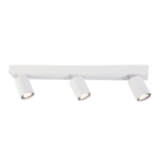 Aca Lighting ELITIS Επιτοίχιο Φωτιστικό 3xGU10 Λευκό Αλουμίνιο 54x7x11cm