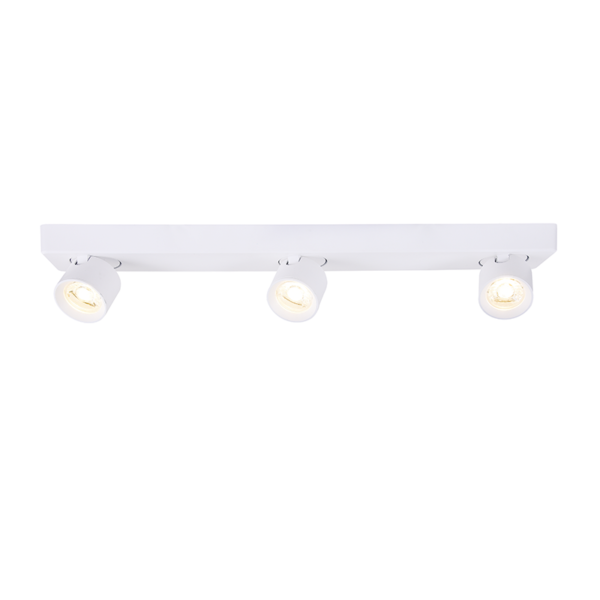 Aca Lighting PLUTO Επιτοίχιο Φωτιστικό LED 15W 3000K 1200lm Λευκό Αλουμίνιο 54x7xH10cm - Image 3