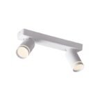 Aca Lighting DIVINO Επιτοίχιο Φωτιστικό 2xGU10 Λευκό Αλουμίνιο IP20 32x7x13,5cm
