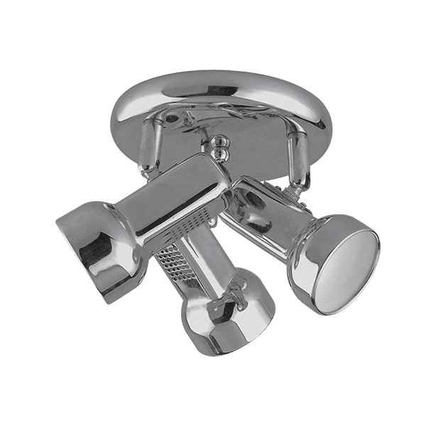 SN-89 JACK ΣΠΟΤ 3XE14 ΝΙΚΕΛ ΜΑΤ D180mm - Image 1