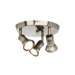 Aca Lighting BRULEE Επιτοίχιο Φωτιστικό 3xGU10 Ροζέτα Μπρονζέ Μεταλλικό Φ23,5x14cm
