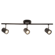 Aca Lighting ORFEAS Σποτ 3xGU10 Μαύρο Ματ