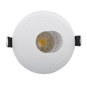 LED ΣΠΟΤ ΠΛΑΣΤΙΚΟ ΣΤΡΟΓΓΥΛΟ ΣΤΑ ΠΛΑΓΙΑ PAR 16 COB 7W 2700-3000K ΛΕΥΚΟ