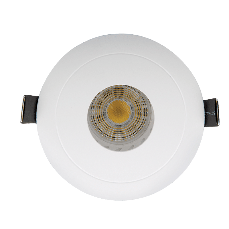 W-81 LED ΣΠΟΤ ΠΛΑΣΤΙΚΟ ΣΤΡΟΓΓΥΛΟ ΣΤΗ ΜΕΣΗ PAR 16 COB 7W 4000-4300K ΛΕΥΚΟ - Image 1