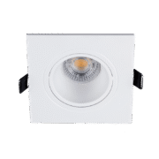 LED ΣΠΟΤ ΠΛΑΣΤΙΚΟ ΤΕΤΡΑΓΩΝΟ PAR 16 COB 7W 2700-3000K ΛΕΥΚΟ