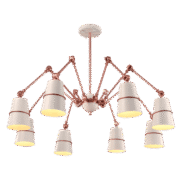 SPIDER ΠΟΛΥΦΩΤΟ 8XE27 ΛΕΥΚΟ