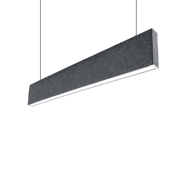 WH-734 ΗΧΟΑΠΟΡΡΟΦΙΤΙΚΟ LED ΠΡΟΦΙΛ ΚΡΕΜΑΣΤΟ S36 50W 4000K ΛΕΥΚΟ - Image 1