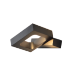 Aca Lighting Cyclop Επιτοίχιο Φωτιστικό LED 6W 3000K Μαύρο Αλουμίνιο 14,5x13x3cm