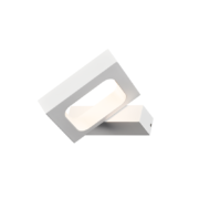 Aca Lighting Cyclop Επιτοίχιο Φωτιστικό LED 6W 3000K Λευκό Αλουμίνιο 14,5x13x3cm