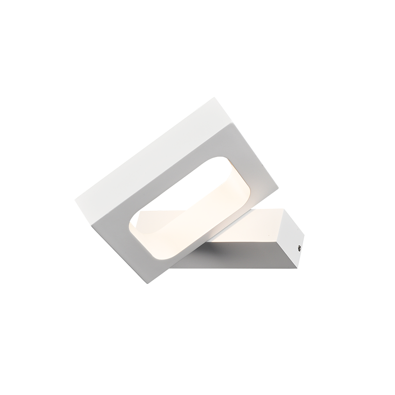 ZD80856LEDWH Aca Lighting Cyclop Επιτοίχιο Φωτιστικό LED 6W 3000K Λευκό Αλουμίνιο 14,5x13x3cm - Image 1