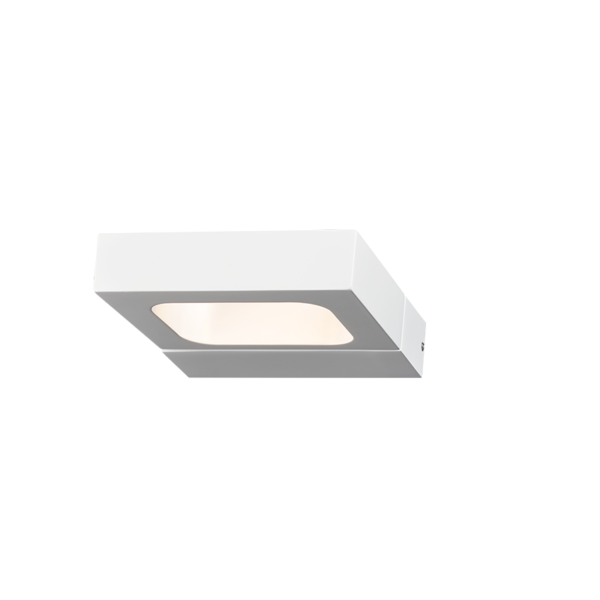 Aca Lighting Cyclop Επιτοίχιο Φωτιστικό LED 6W 3000K Λευκό Αλουμίνιο 14,5x13x3cm - Image 4