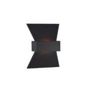 Aca Lighting Elegant Επιτοίχιο Φωτιστικό LED 6W 3000K Μαύρο Αλουμίνιο 20x16x7cm