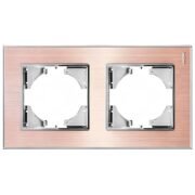 Lineme H Series Πλαίσιο Διπλό Οριζόντιο Σαμπανιζέ Μεταλλικό