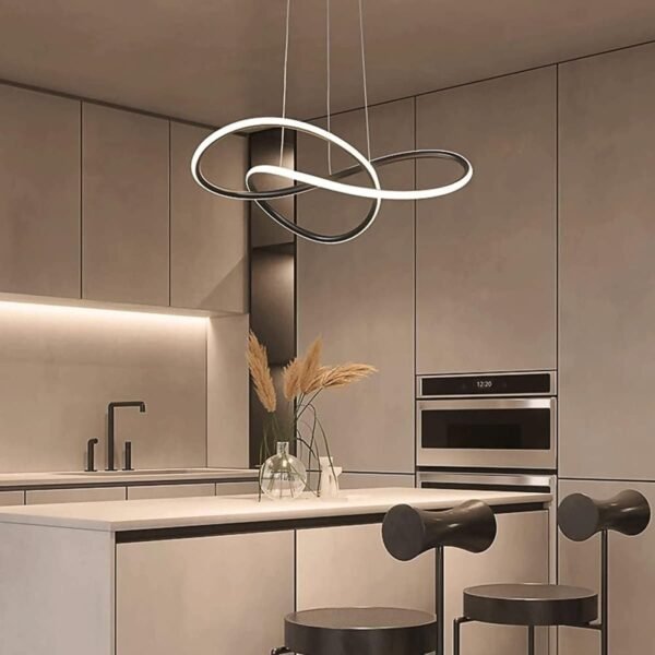 Artemisia Κρεμαστό Φωτιστικό Οροφής LED 40W CCT Dimmable Μαύρο με χειριστήριο - Image 2